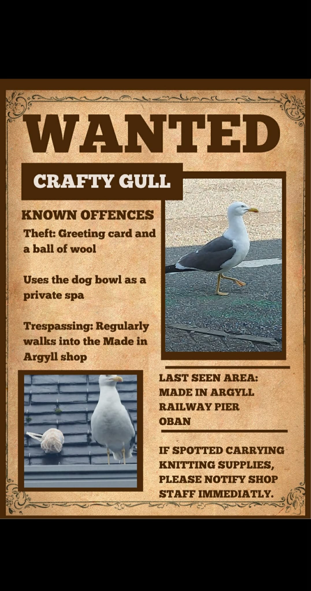 Wanted poster